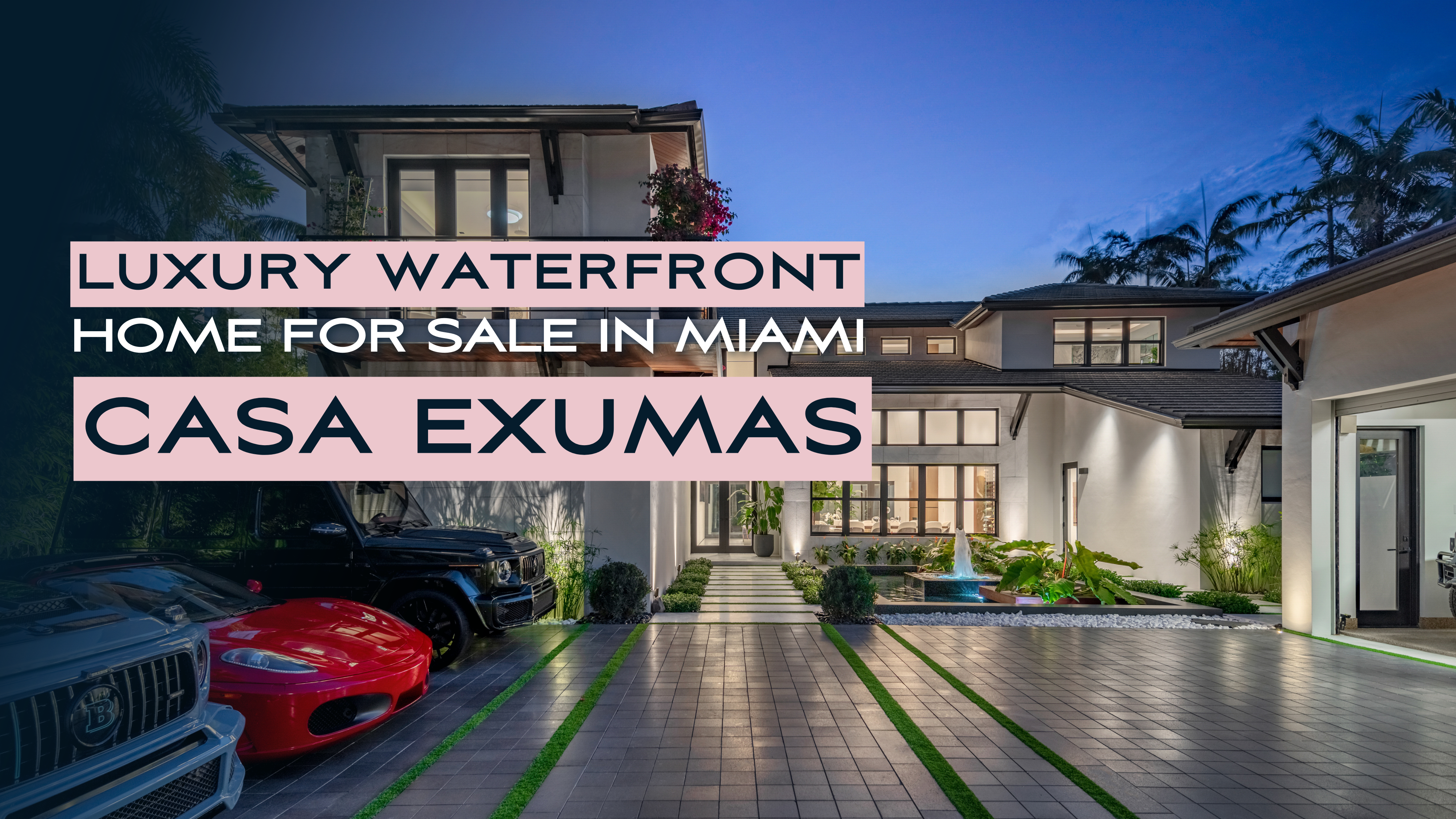 Luxury Waterfront Home for Sale in Miami: Casa Exumas in Miami’s Exclusive BayPoint Community – A Boater’s Dream